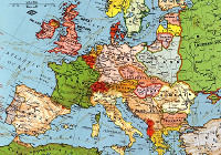 Politická mapa Evropy, 1923
