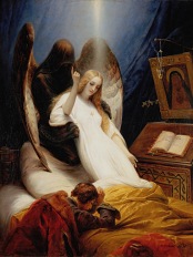 Horace Vernet - Anděl smrti (1851)