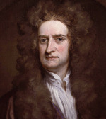 Sir Isaac Newton, portrét z roku 1702 od Godfreye Knellera