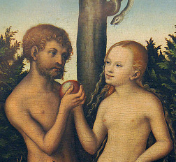 Lucas Cranach starší - Adam a Eva (1532)