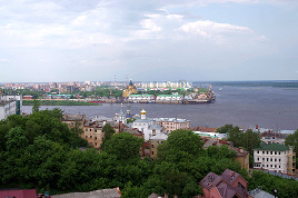 Soutok Volhy a Oky v Nižném Novgorodě