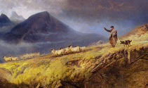 Obraz anglického malíře Richarda Ansdella (1815-1885)