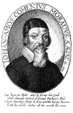 Jan Amos Komenský, portrét od Václava Hollara