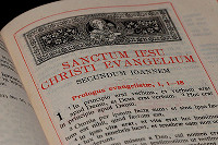 Janovo evangelium - Prolog, latinský překlad (Klementinská Vulgata)