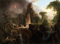 Thomas Cole - Vyhnání z ráje (1828)